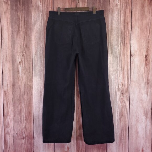 Favorite Daughter Size 34 The Masha Super High Rise Wide Leg Jeans Phantom - Picture 4 of 14